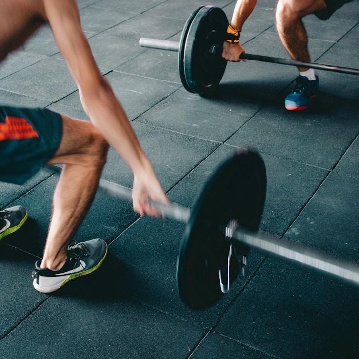 Modern fitness center interior with exercise equipment